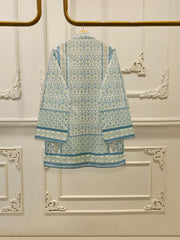 2 Piece - Digital Printed Embroidered Cambric Suit WS00070