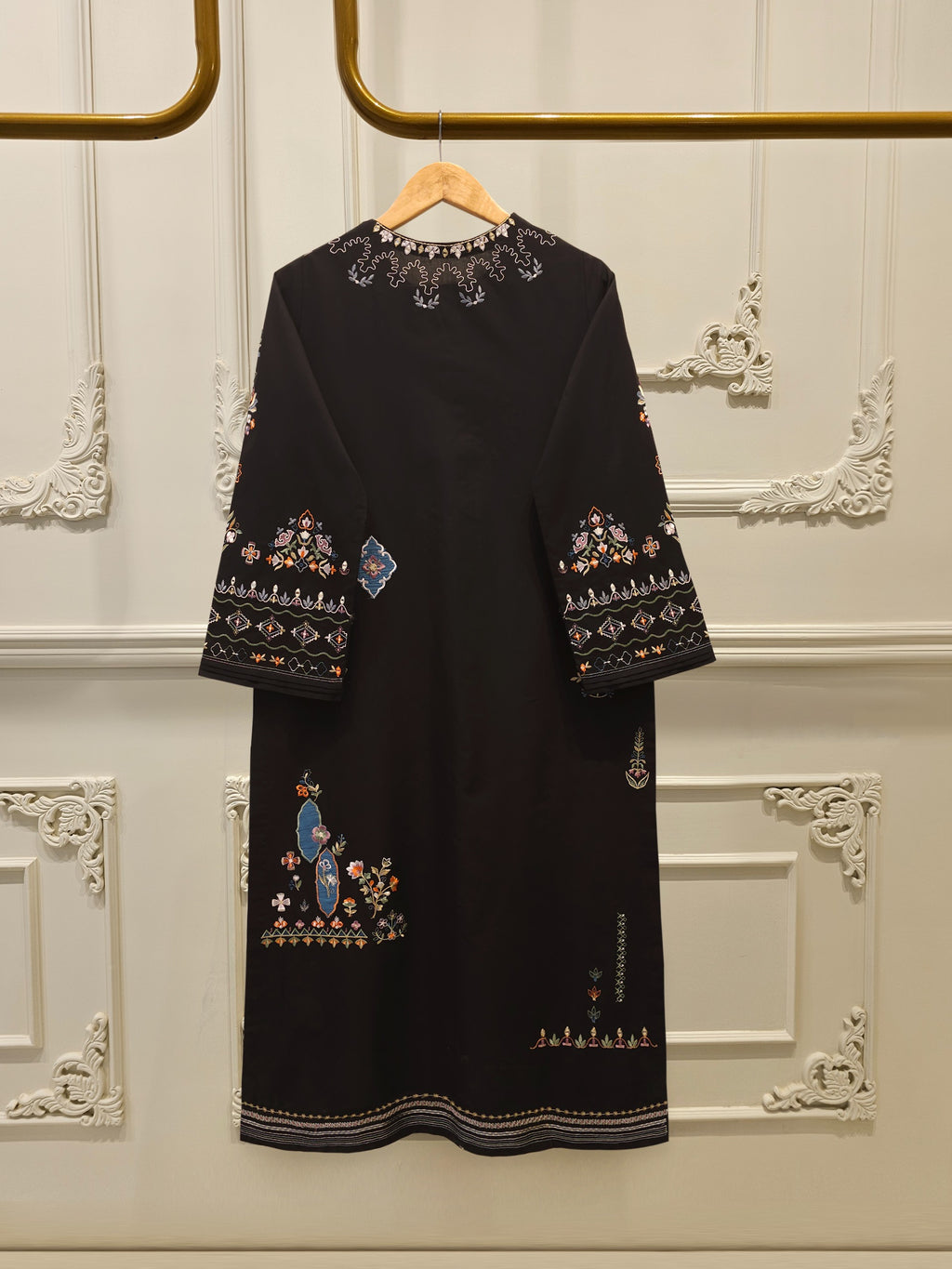 2 Piece - Embroidered Cambric Suit  S112805