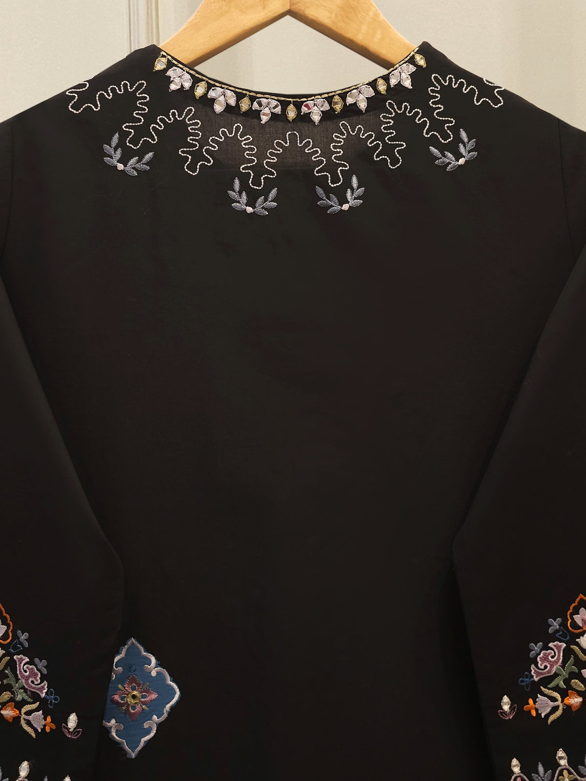 2 Piece - Embroidered Cambric Suit  S112805