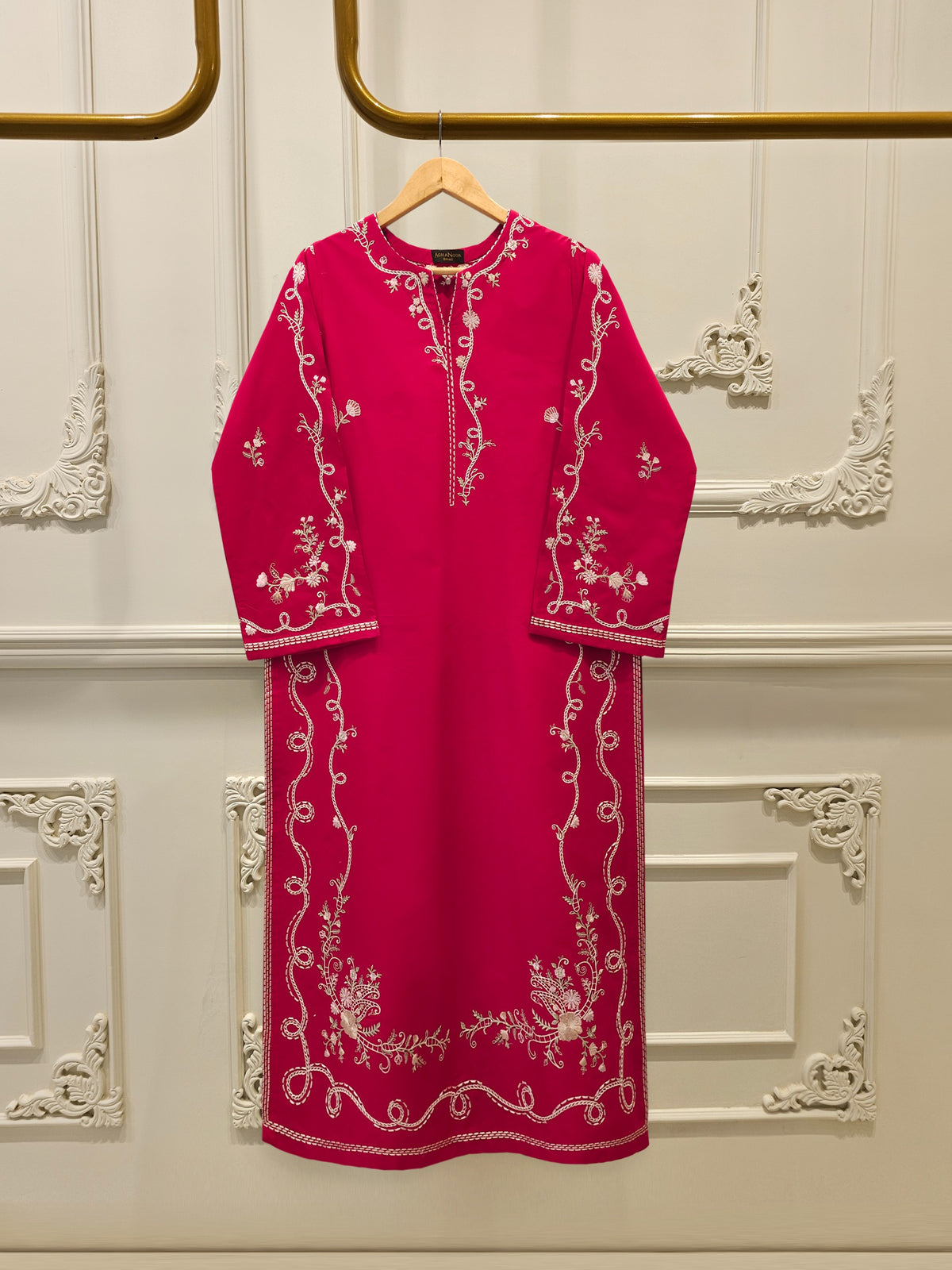 2 Piece - Embroidered Cambric Suit S112506