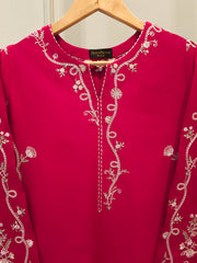 2 Piece - Embroidered Cambric Suit S112506
