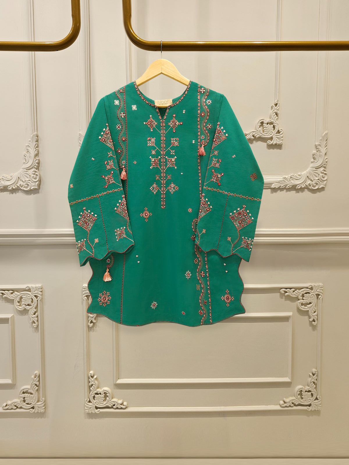 2-PIECE Embroidered Khaddar Shirt WS00209 Main image