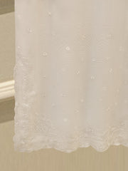 3 Piece - Pure Embroidered Cotton Net Suit S112932