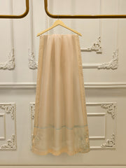 3 Piece - Pure Organza Embroidered Suit S112948