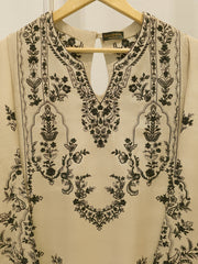 2 Piece- Pure Korean Silk Embroidered Suit S112971