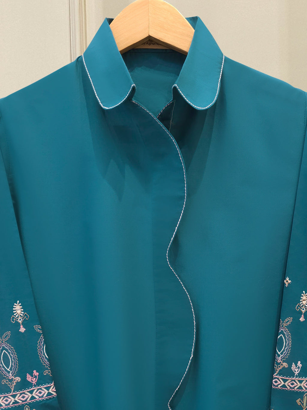 2 Piece - Embroidered Cambric Suit WS00224