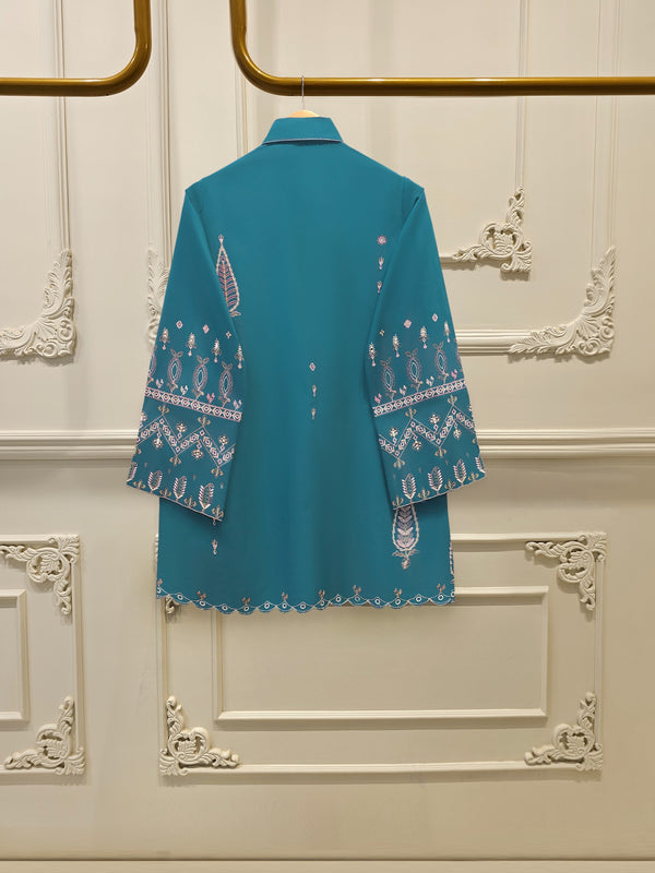2 Piece - Embroidered Cambric Suit WS00224