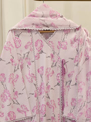3 Piece - Digital Printed Cambric Suit S113073