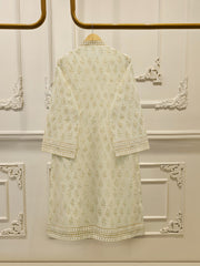 3 Piece - Hand Block Printed Kora Cotton Suit  S113075