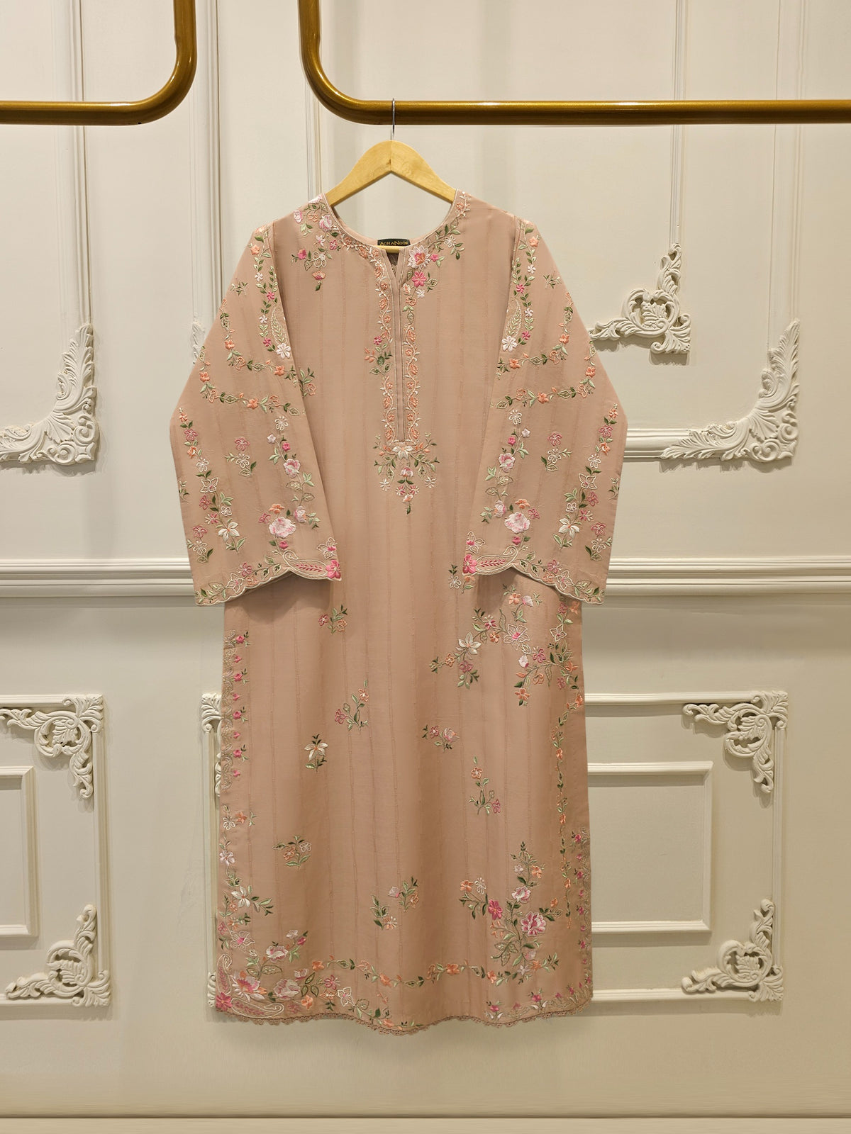 2 Piece - Embroidered Cambric Suit S113222