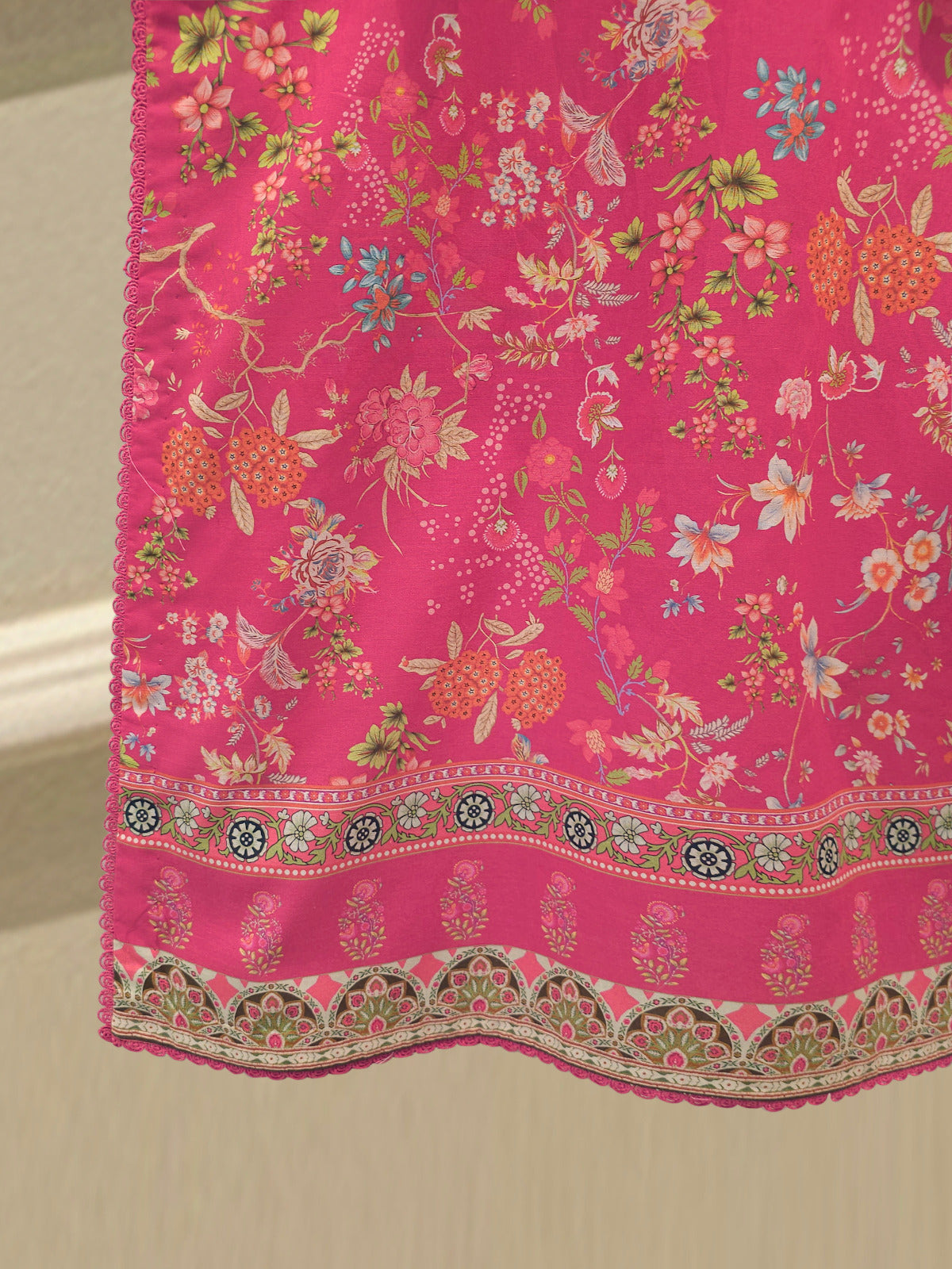 3 Piece - Digital Printed Embroidered  Cambric Suit S113357