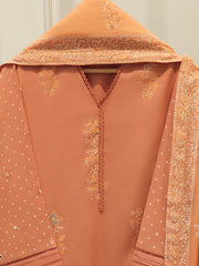 2 Piece - Hand Block Printed Kora Cotton Suit  S112413