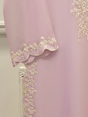 2 Piece - Pure Chiffon Embroidered Suit S112482