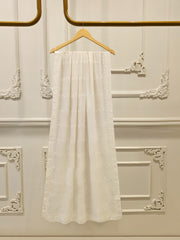 (Unstitched) 3 Piece - Pure Embroidered Cotton Net Suit S113611