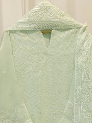 (Unstitched) 3 Piece - Pure Embroidered Cotton Net Suit S113612