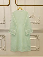 (Unstitched) 3 Piece - Pure Embroidered Cotton Net Suit S113612