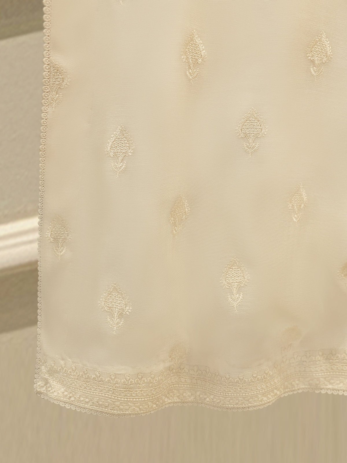 (Unstitched) 3 Piece - Pure Embroidered Cotton Net Suit S113613