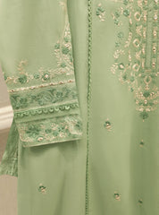 2 Piece - Embroidered Kora Cotton Suit  S113893