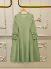 2 Piece - Embroidered Kora Cotton Suit  S113893