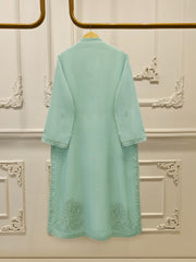 3 Piece - Pure Embroidered Cotton Net Suit S113911