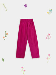 (Kids) 2 Piece - Embroidered Cotton Net Suit KD098