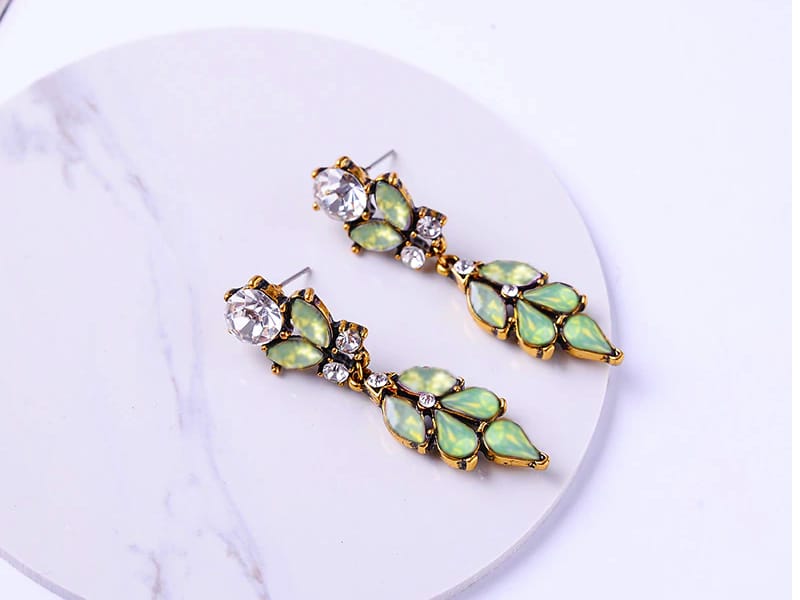 Diamante By Soeurs Apple Green Zirconia