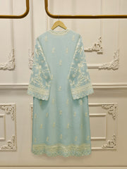 3 Piece - Pure Embroidered Cotton Net Suit S114125
