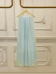 3 Piece - Pure Embroidered Cotton Net Suit S114125