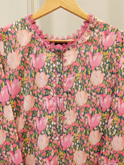 Digital Printed  Cambric Shirt S114152