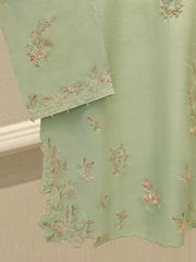 2 Piece - Pure Koren Silk Embroidered Suit S114174
