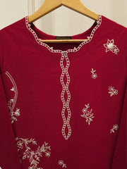 2 Piece - Embroidered Cambric Suit S114172