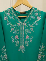 2 Piece - Embroidered Cambric Suit S114181