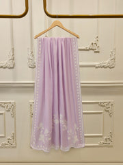 Hand Block Printed Pure Cotton Net Dupatta  D000245