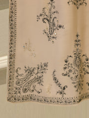 3 Piece- Pure Sheesha Silk Embroidered Suit S114239