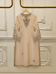 3 Piece- Pure Sheesha Silk Embroidered Suit S114239