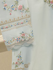 2 Piece- Pure Sheesha Silk Embroidered Suit S114238