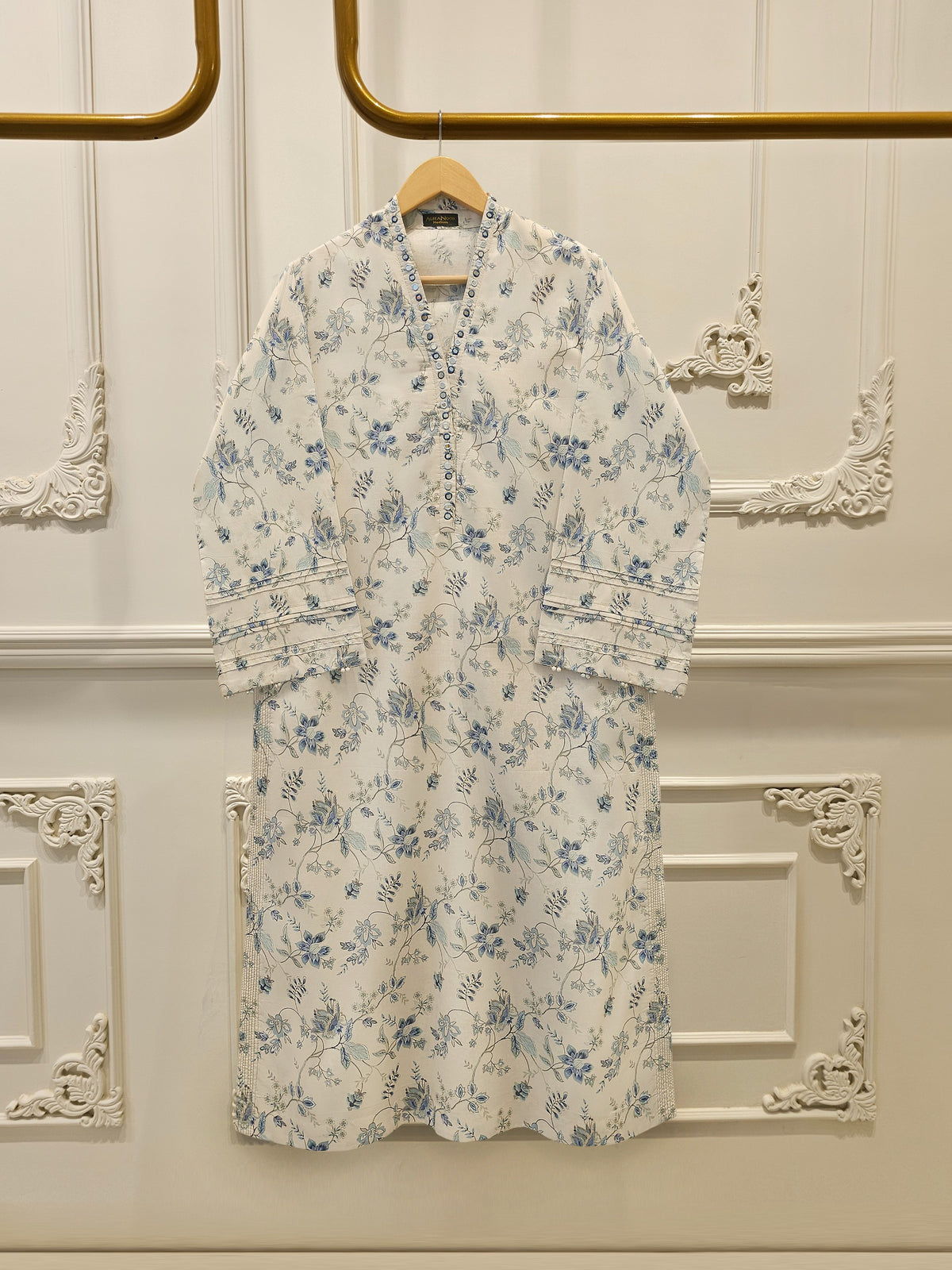 Digital Printed  Cambric Shirt S114243