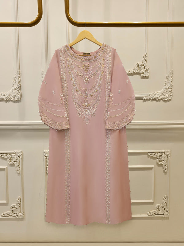 2 Piece- Pure Sheesha Silk Embroidered Suit S114249