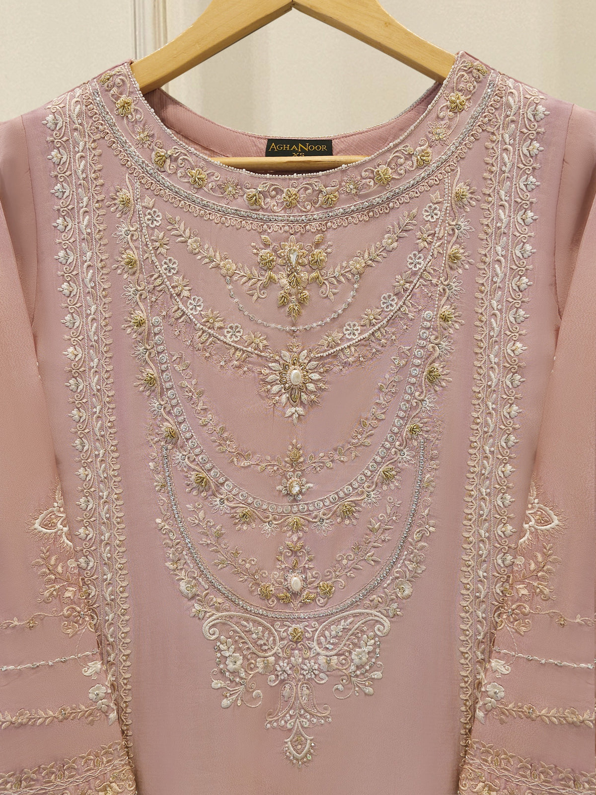 2 Piece- Pure Sheesha Silk Embroidered Suit S114249