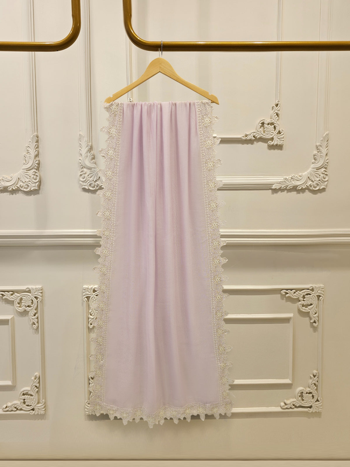3 Piece - Pure Embroidered Cotton Net Suit S114258