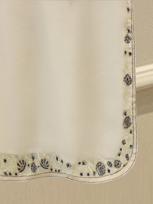 3 Piece - Pure Embroidered Cotton Net Suit S114312
