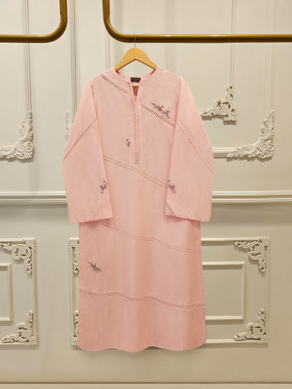 2 Piece - Embroidered Cambric Suit S114359