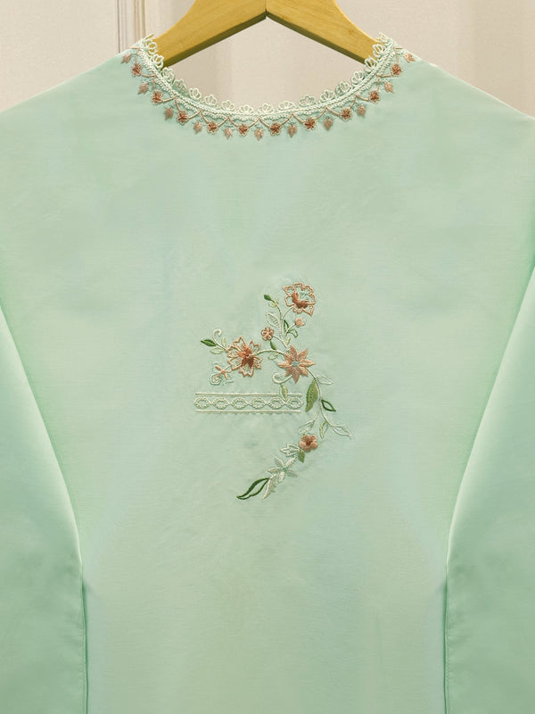 2 Piece - Embroidered Cambric Suit S114313