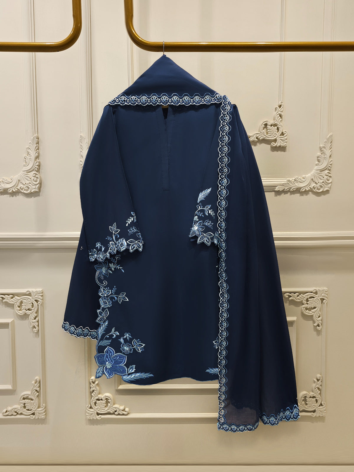 3 Piece - Embroidered Cambric  Suit S114527