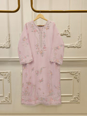 Pure Embroidered Sheesha Silk Shirt S114552