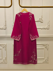 3 Piece- Pure Sheesha Silk Embroidered Suit S114551