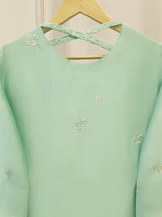 2 Piece- Pure Sheesha Silk Embroidered Suit S114577