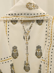 3 Piece - hand block print Cambric Suit S114324
