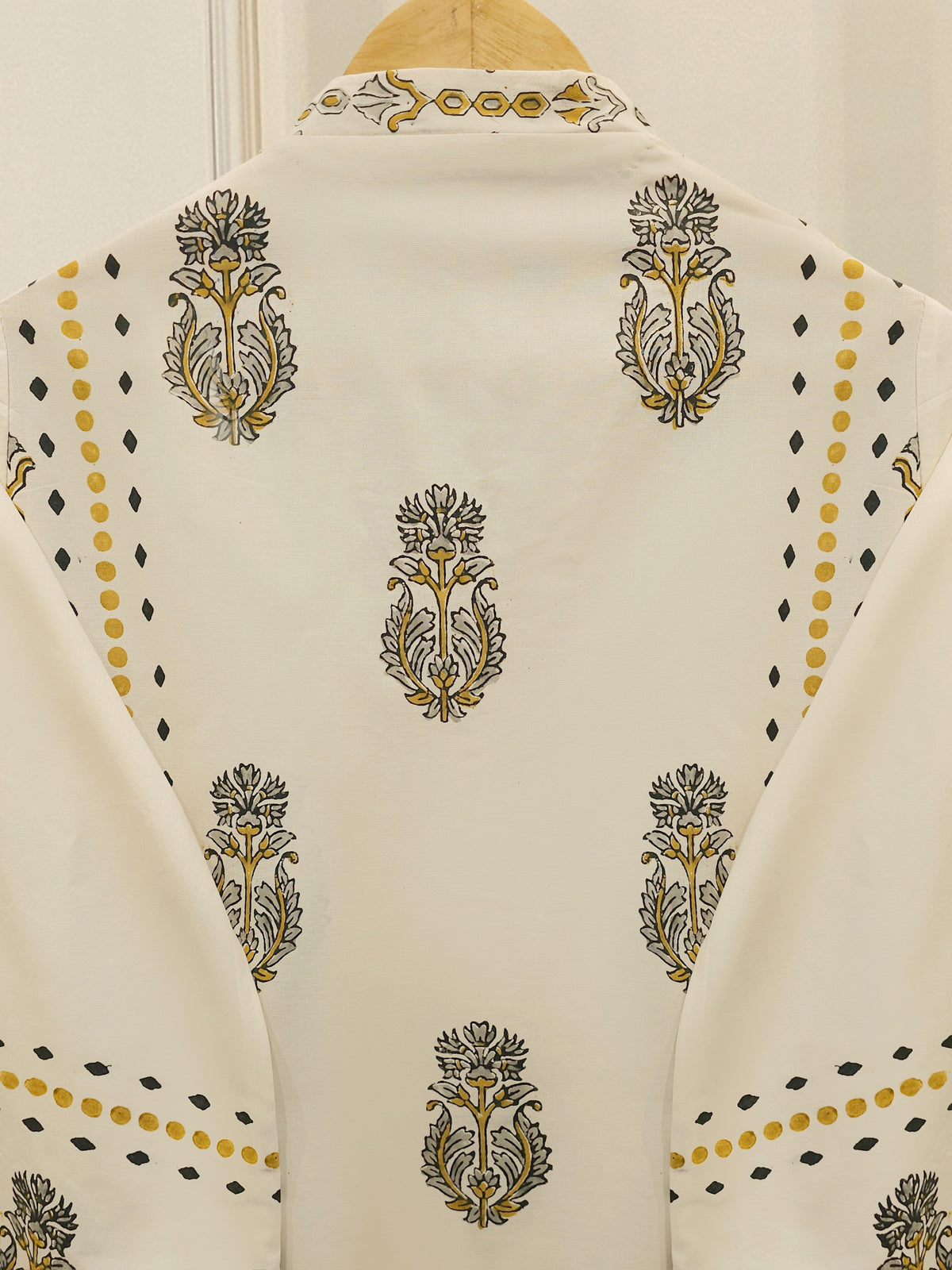 3 Piece - hand block print Cambric Suit S114324