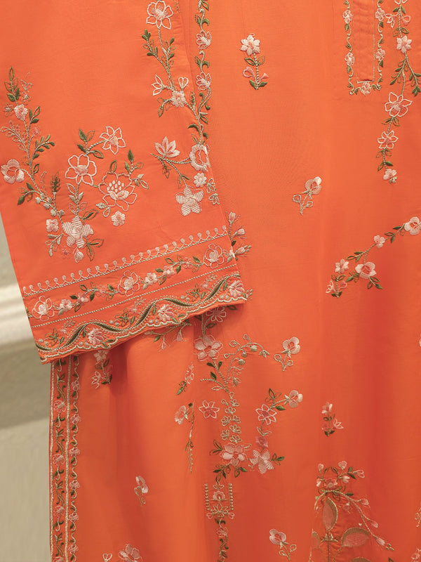 3 Piece - Embroidered Cambric  Suit S114602